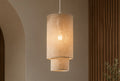 Handgemaakte Hanglamp Linnen – Naturel