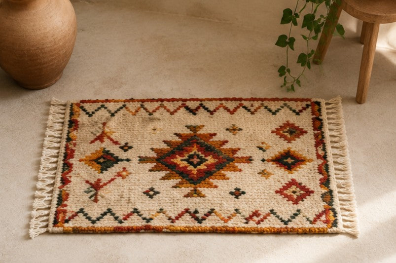 Handgemaakt Tapijt – Terracotta